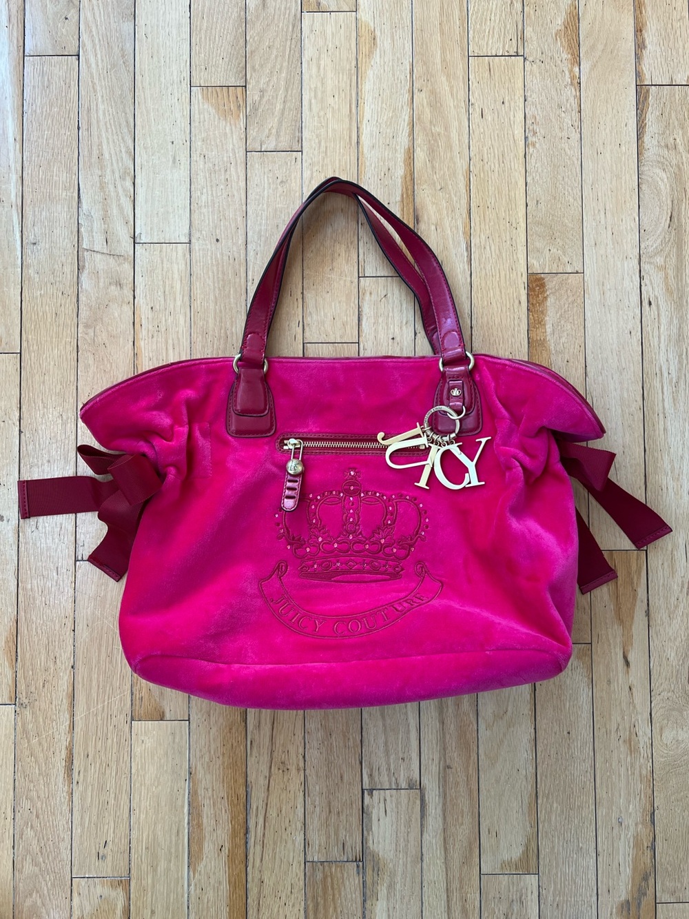 💖 Vintage Juicy Couture Pink Velour Daydreamer Bag 💖